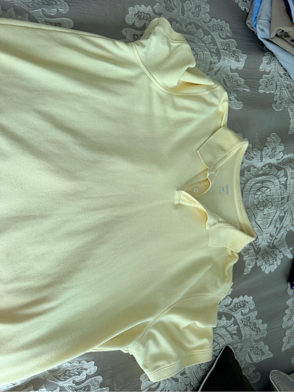 Sonoma Cream Short Sleeve Polo Top